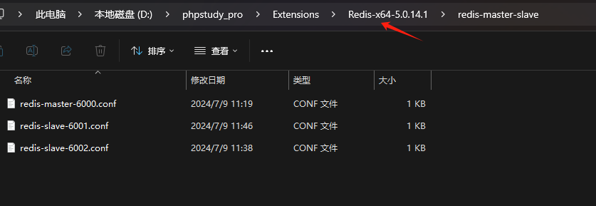redis主从文件目录